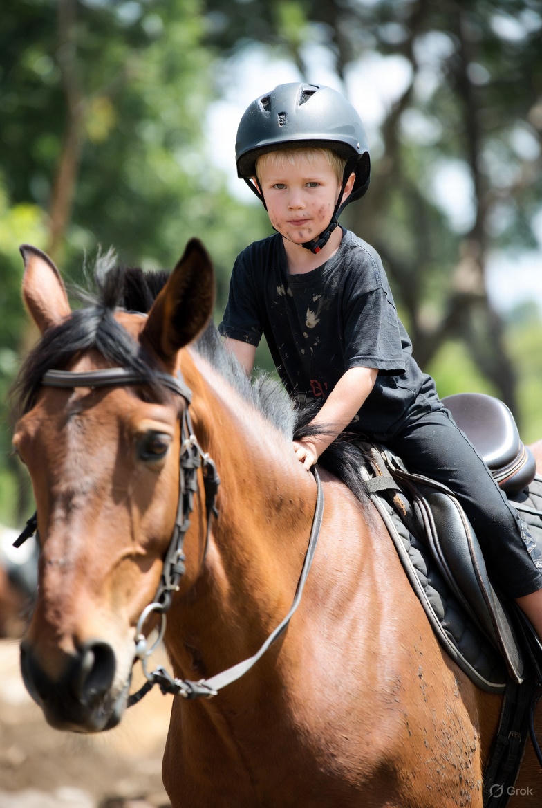 image of horse riding