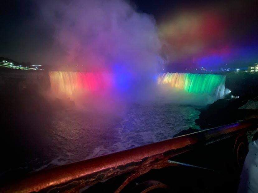 Niagara Falls in the evening light