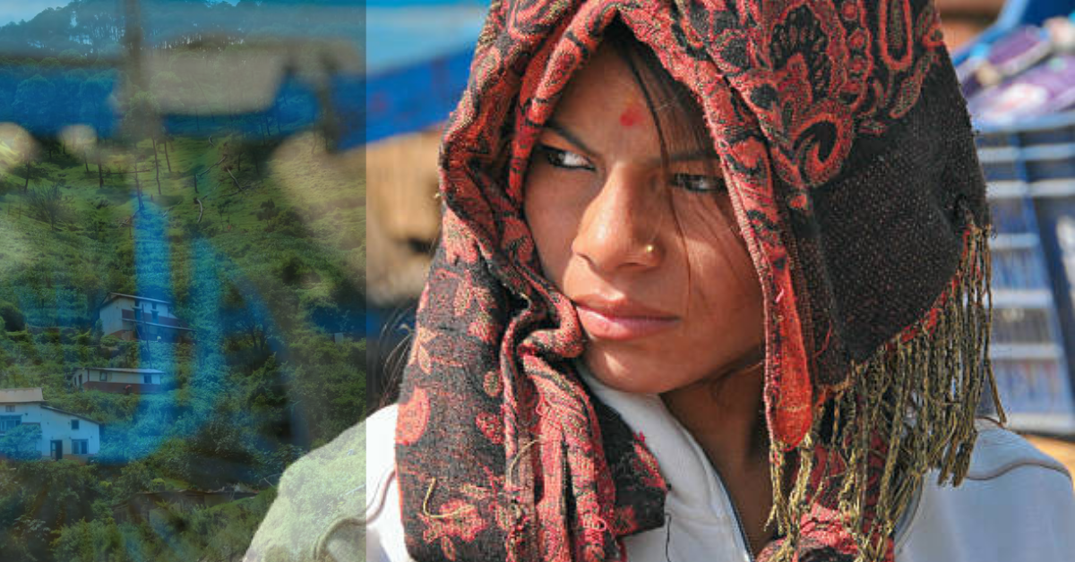 Image of poor nepali girl