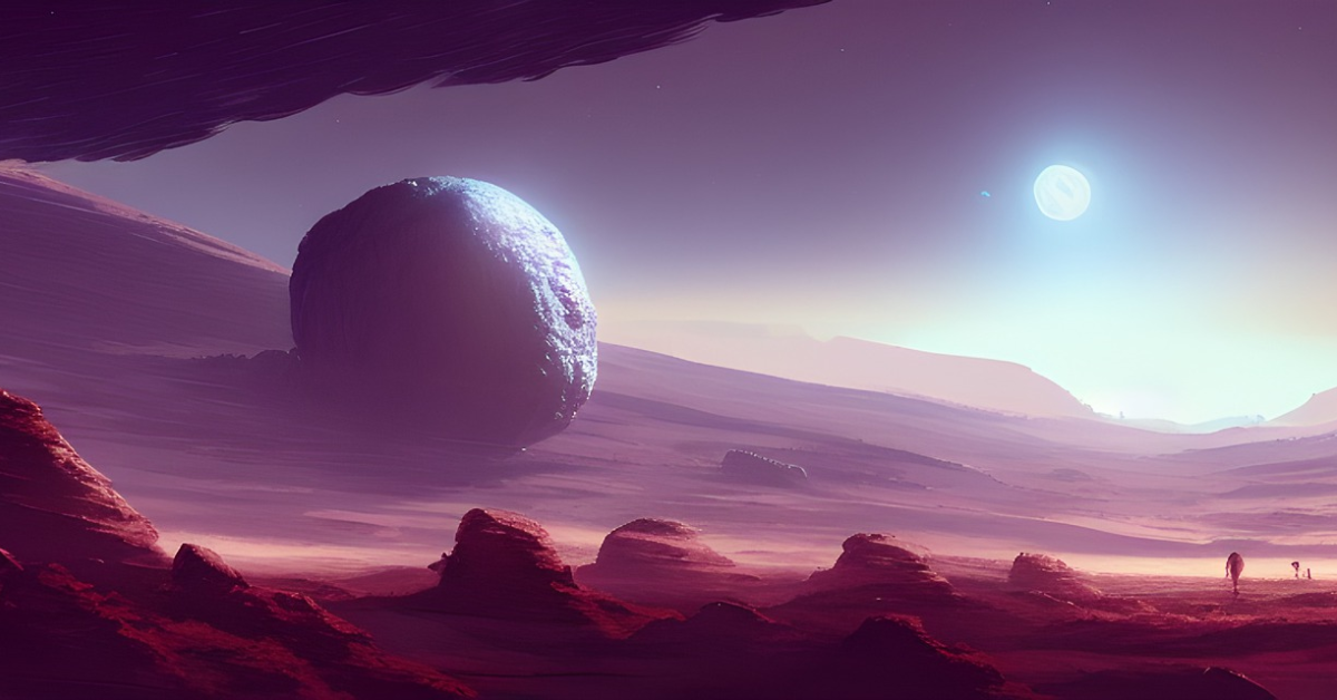 Image of unknown planet