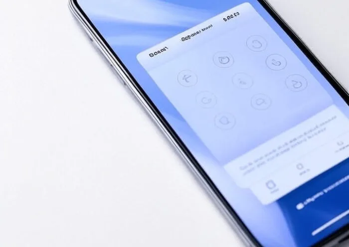 Short (for thumbnails): Blue-and-white smartphone screen with OpenAI logo and faded app suggestion icons showing suggestions disabled. Standard (SEO-friendly): Minimalistic blue-and-white smartphone screen displaying the OpenAI logo and an app suggestion panel with icons faded/turned off to indicate app suggestions have been disabled. Extended (for accessibility/SEO): Clean, professional illustration of a modern smartphone in blue and white tones showing the OpenAI logo on screen and an app suggestion panel whose icons are subtly faded or marked off, visually indicating that ad-like app suggestions have been disabled.