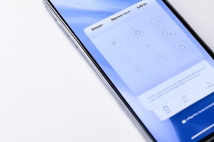Short (for thumbnails): Blue-and-white smartphone screen with OpenAI logo and faded app suggestion icons showing suggestions disabled. Standard (SEO-friendly): Minimalistic blue-and-white smartphone screen displaying the OpenAI logo and an app suggestion panel with icons faded/turned off to indicate app suggestions have been disabled. Extended (for accessibility/SEO): Clean, professional illustration of a modern smartphone in blue and white tones showing the OpenAI logo on screen and an app suggestion panel whose icons are subtly faded or marked off, visually indicating that ad-like app suggestions have been disabled.